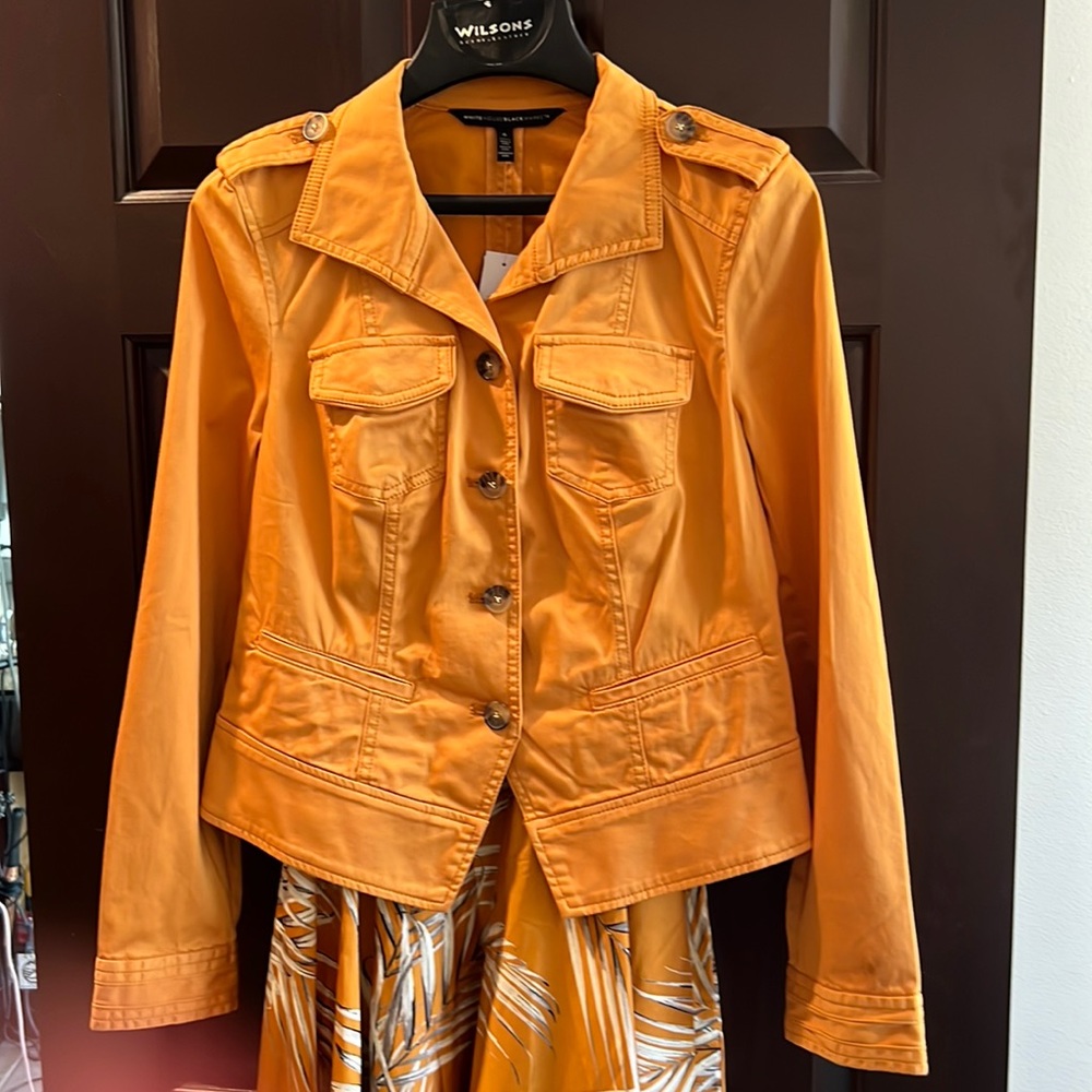 WHBM Band jacket in Aura color